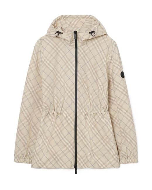 Burberry Natural Check Whitstable Hooded Jacket