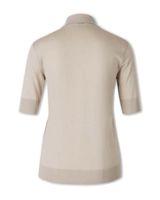 Herno Natural Short-Sleeved Polo Shirt