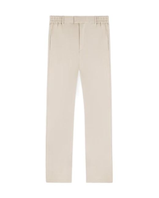 Represent White Viscose Blend Slacks for men