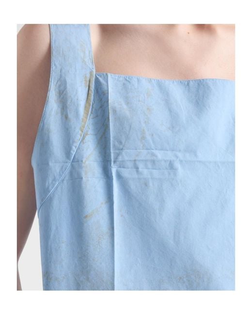 Prada Blue Cotton Top for men