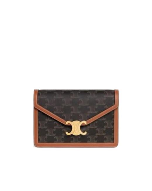 Céline Black Wallet On Chain Margo for men