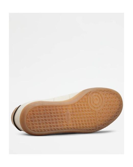 Tod's White Tabs Low-Top Sneakers for men
