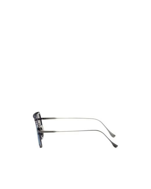 Dita Eyewear White Carved Detail Sunglasses for men