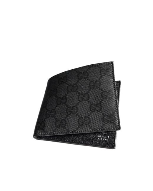 Gucci Black Essence Classic Bi-Fold Wallet for men