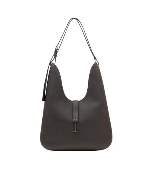 Tom Ford Black Medium Hobo Shoulder Bag