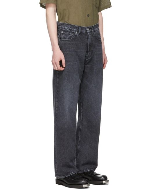 Our Legacy Blue Third Cut Relaxed Jeans for men