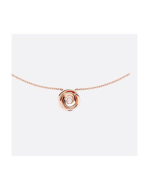 Dior White Rose Couture Necklace