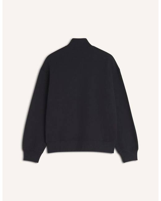 Maison Kitsuné Black Fox Head Zip-Up Sweatshirt for men