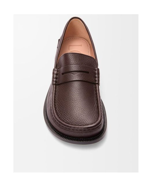 Loewe Brown Campo Loafers for men