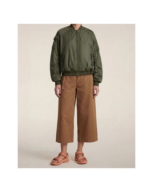 Save The Duck Green Long-Sleeved Casual Jacket