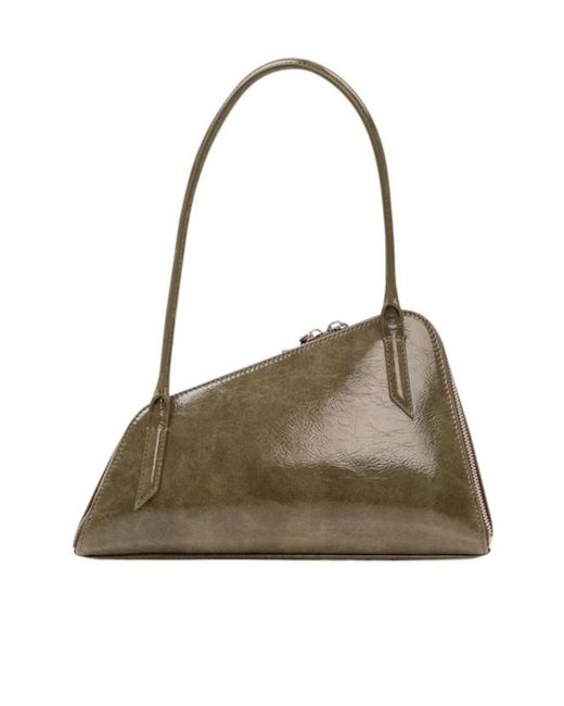 The Attico Metallic The Sunrise Small Shoulder Bag