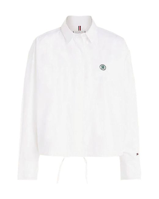 Tommy Hilfiger White Th Monogram Shirt