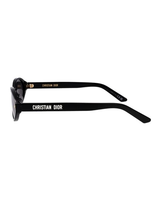 Dior White Full-Frame Sunglasses