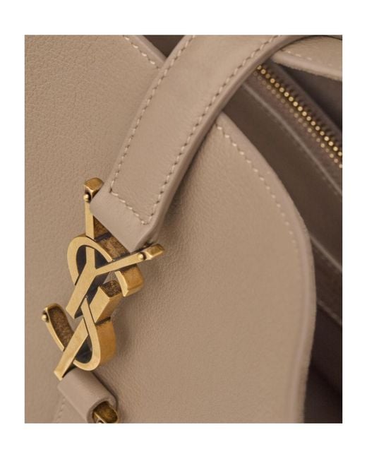 Saint Laurent Natural Le 5 À 7 Large Shoulder Bag