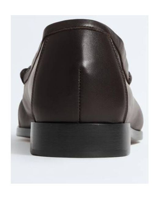 Bottega Veneta Black Silenzio Loafers for men