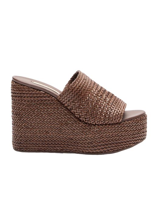 Casadei Brown Zeppa Twiga