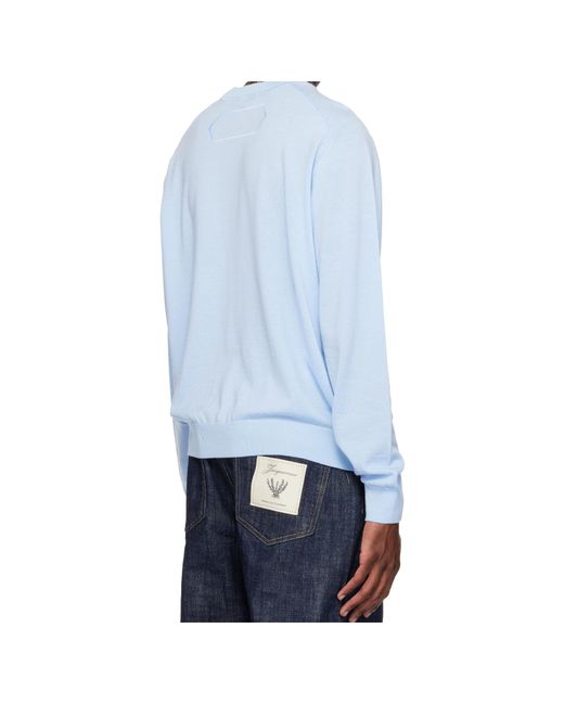 Jacquemus Blue Logo-Embroidered Top for men