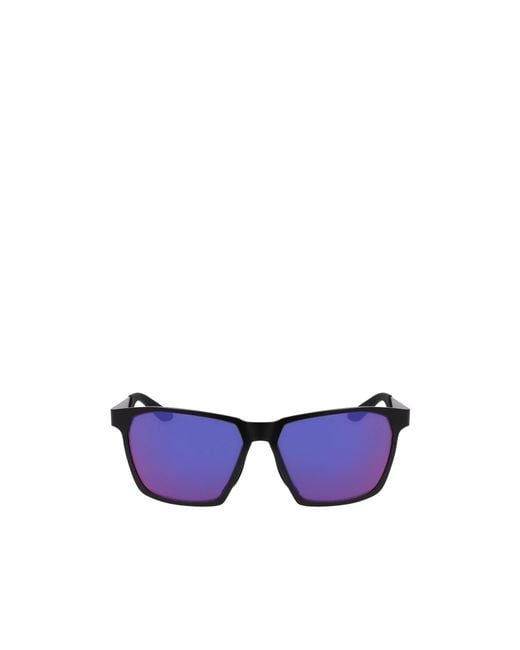 Nike Blue Maverick Valor Square Frame Sunglasses for men