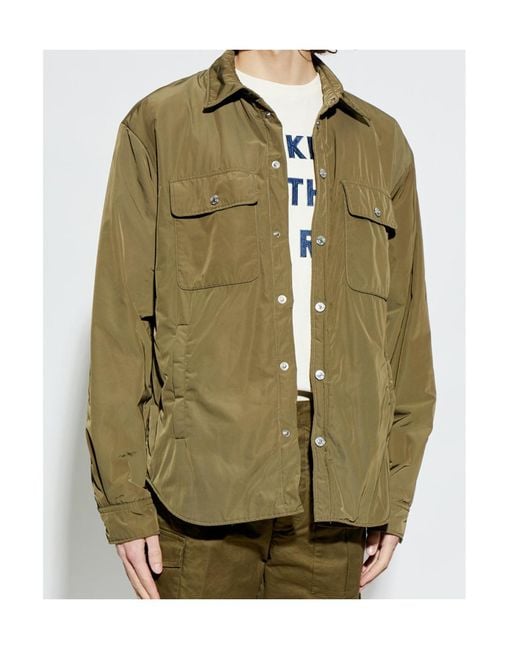 DSquared² Green Quilted Utility Jacket for men
