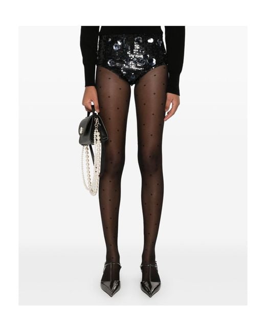 P.A.R.O.S.H. Black Glow Shorts