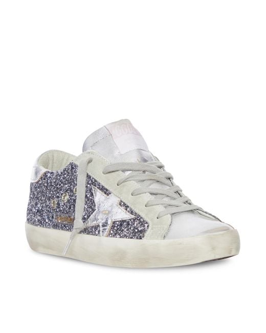 Golden Goose Deluxe Brand Gray Superstar Lace-Up Sneakers