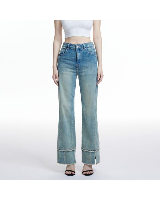 LIU REGALI Blue Wide-Leg Jeans