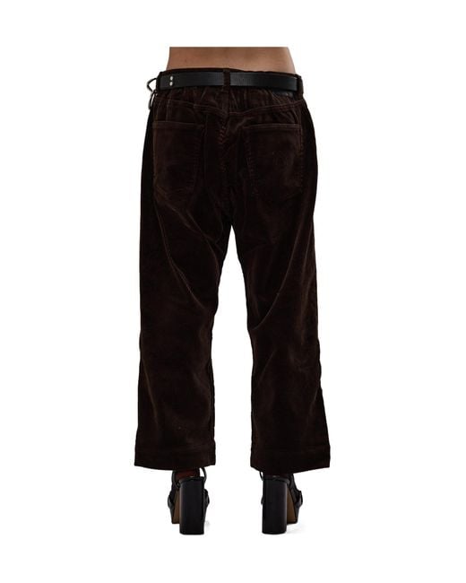 R13 Black Corduroy Trousers