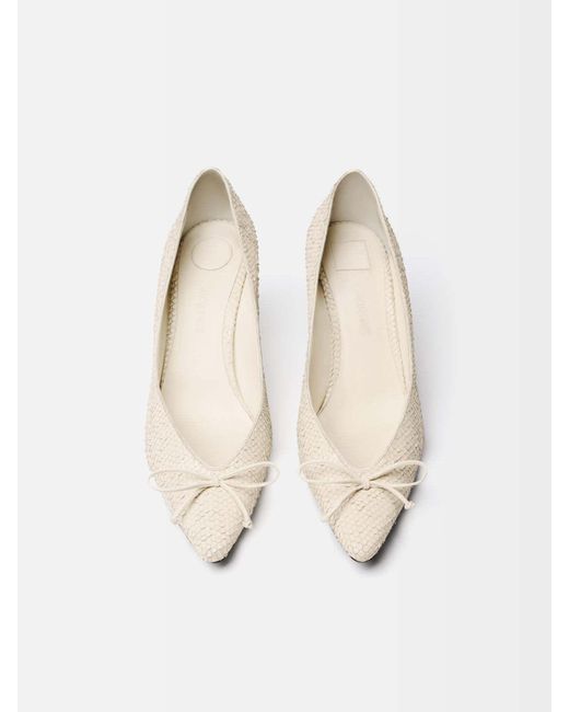 Jacquemus White The Tourni Pointed-Toe Pumps