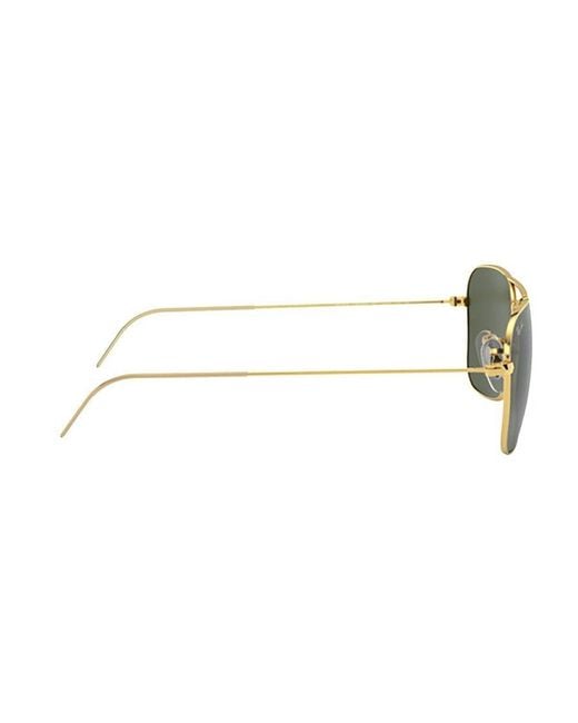 Ray-Ban Green Caravan Square Frame Sunglasses for men
