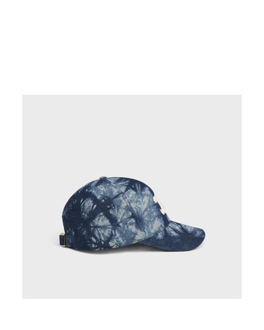 Céline Blue Triomphe Baseball Cap