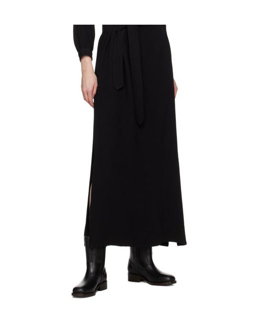 A.P.C. Black Round Toe Ankle Boots