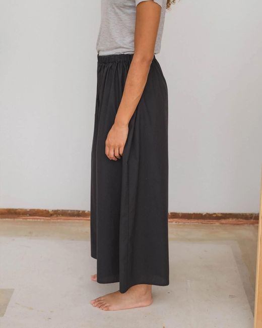 Baserange Black Elasticated Trousers