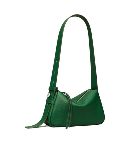 Tory Burch Green Small Romy Shoulder Bag