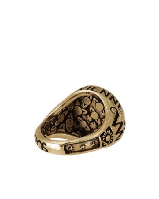 Vivienne Westwood Metallic Lancelot Chevalier Ring for men
