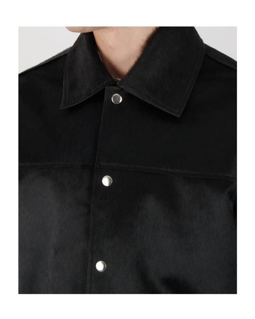 sunflower Black Lapel Leather Jacket for men