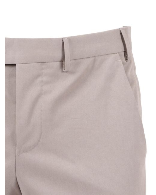 Pt Pantaloni Gray Tailored Trousers for men