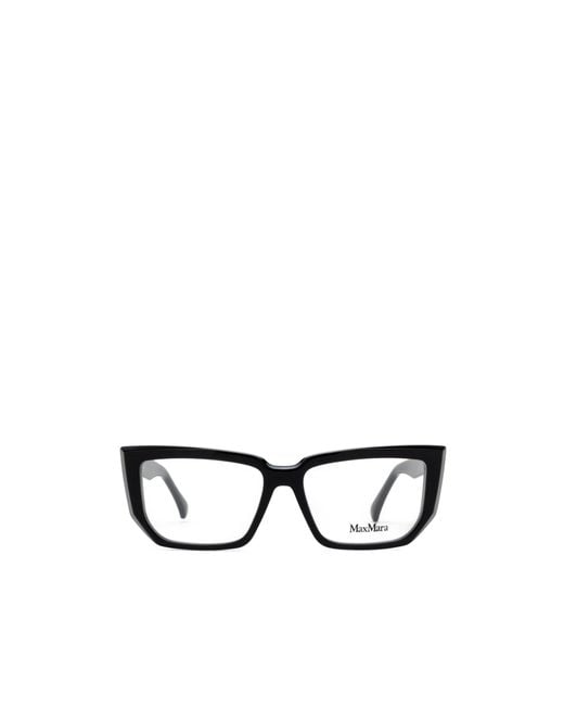 Max Mara White Cat-Eye Glasses