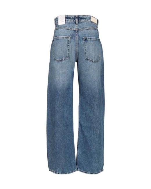 ICON DENIM Blue Belt-Loop Jeans