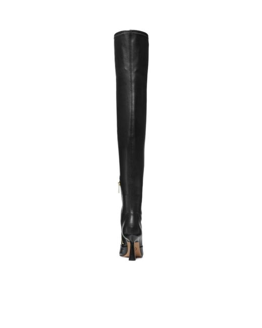 Michael Kors Black Michael Clara Over-Knees Heeled Boots