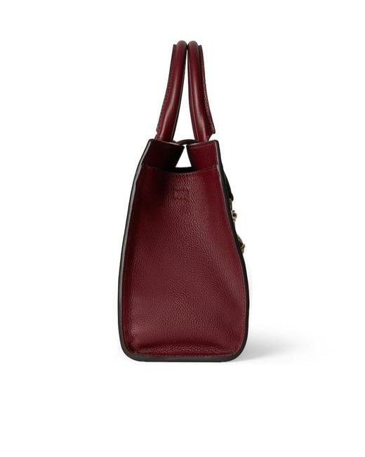 Gucci Red Hook Closure Medium Tote Bag