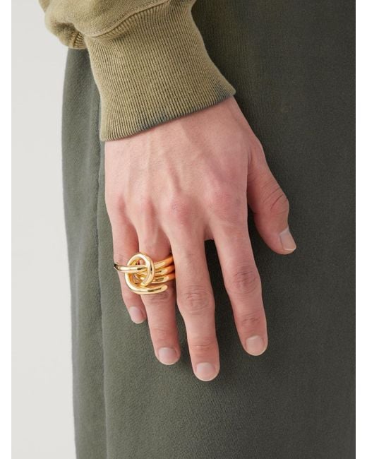 Ambush Metallic Knot Ring for men