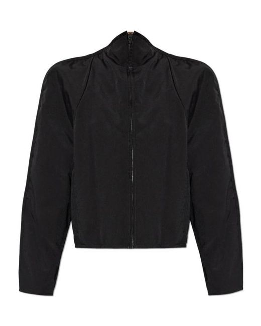 MM6 by Maison Margiela Black Padded Cropped Jacket