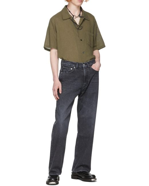 Our Legacy Blue Third Cut Relaxed Jeans for men