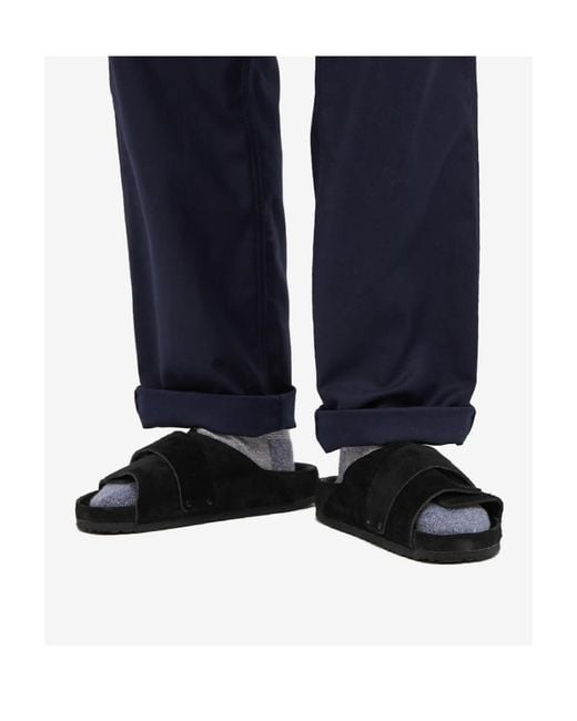 Birkenstock Black Kyoto Touch-Strap Sandals for men