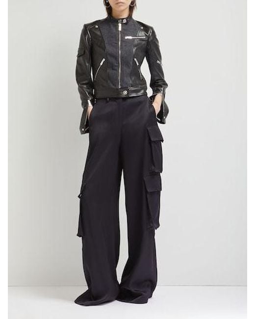 Versace Black Work Casual Pants