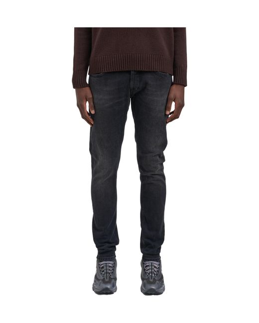 Dondup Black Logo Jeans for men