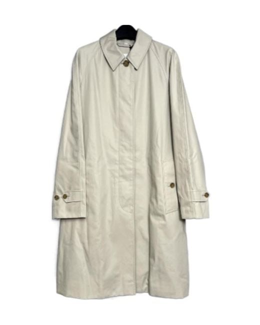 Burberry White Hidden Windbreaker