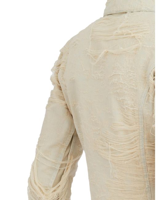 DIESEL Natural De-Madeline-Fsg Jacquard Denim Shirt