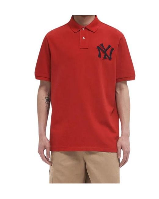 Polo Ralph Lauren Red Short-Sleeved Polo Shirt for men