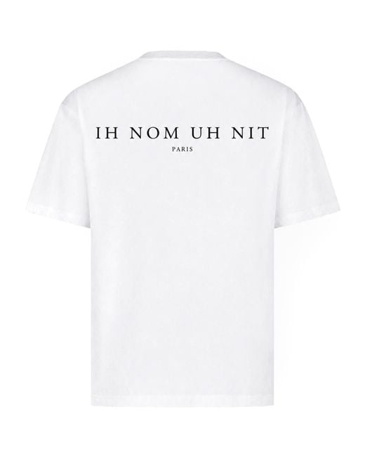 Ih Nom Uh Nit White Graphic-Print T-Shirt for men